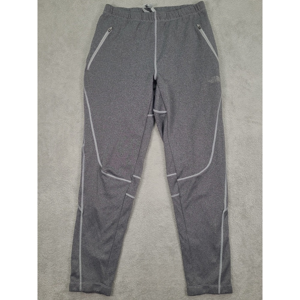 The North Face Mens Gray Heather Athletic Joggers Running Pants CE8S Size Medium